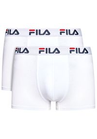 Fila Komplet 2 par bokserek FU5016/2 Biały. Kolor: biały. Materiał: bawełna #1