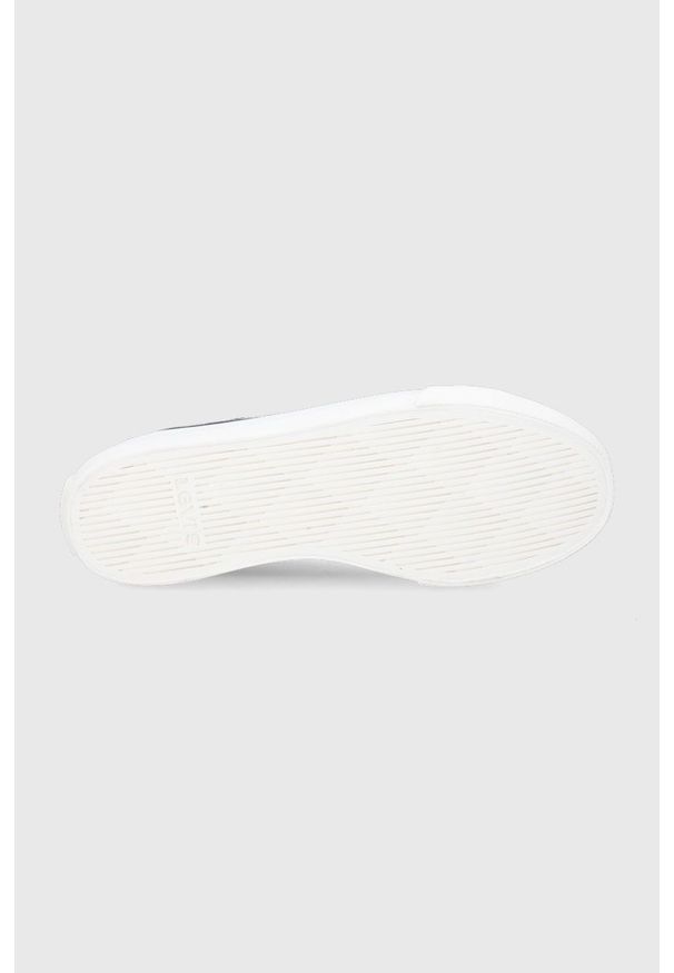 Levi's® - Levi's tenisówki Decon Lace S damskie kolor czarny. Okazja: na spotkanie biznesowe. Zapięcie: sznurówki. Kolor: czarny. Materiał: guma. Styl: biznesowy