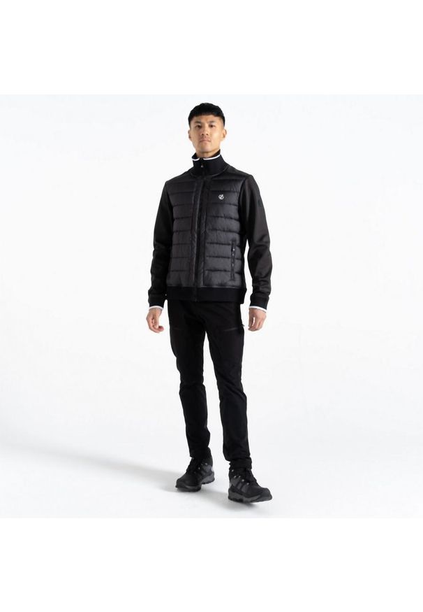 DARE 2B - Kurtka turystyczna męska Dare2b Frost hybrydowa. Kolor: czarny. Materiał: poliester, poliamid. Sport: turystyka piesza