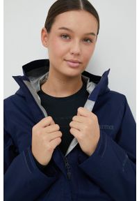 Marmot kurtka outdoorowa Minimalist GORE-TEX kolor granatowy gore-tex. Kolor: niebieski. Materiał: tkanina, tworzywo sztuczne, włókno, materiał. Technologia: Gore-Tex #6