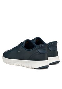 Geox Sneakersy U Flextride Plus U65MAA 0009B C4002 Granatowy. Kolor: niebieski. Materiał: skóra #3