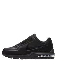 Buty do chodzenia męskie Nike Air Max Ltd 3. Zapięcie: sznurówki. Kolor: czarny. Materiał: skóra, syntetyk, tkanina, materiał. Szerokość cholewki: normalna. Model: Nike Air Max. Sport: turystyka piesza