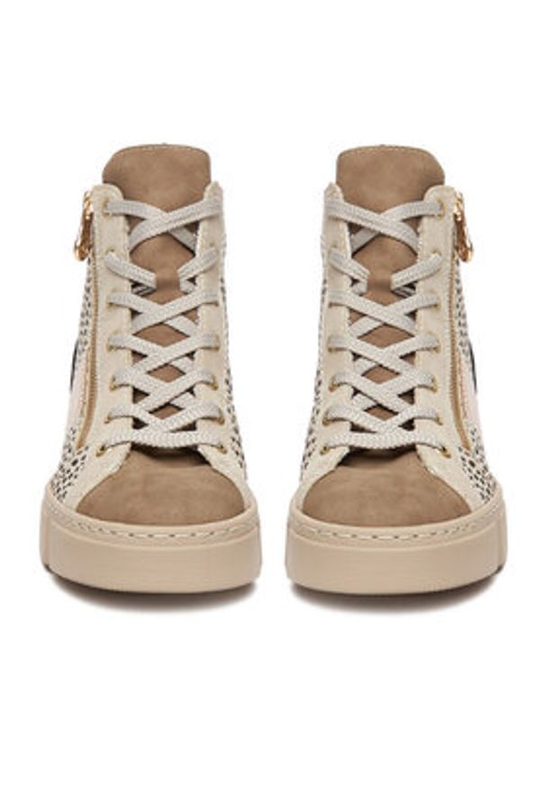 Rieker Sneakersy CEO-N5931-62 Beżowy. Kolor: beżowy. Materiał: syntetyk, materiał