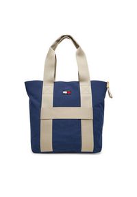 Tommy Jeans Torba Tjm Retro Cool Tote AM0AM13278 Granatowy. Kolor: niebieski. Materiał: materiał