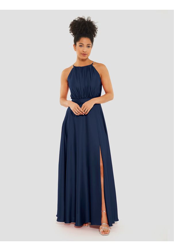 Swing Sukienka wieczorowa 5AE00900 Granatowy Regular Fit. Kolor: niebieski. Materiał: syntetyk. Styl: wizytowy