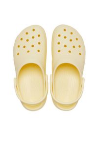 Crocs Klapki Classic Platform Clog W 206750 Beżowy. Kolor: beżowy. Obcas: na platformie