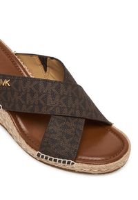 MICHAEL Michael Kors Espadryle Kenzie 40R6KZMS1B Brązowy. Kolor: brązowy. Materiał: skóra #6
