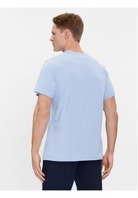 Tommy Jeans T-Shirt Essential Flag DM0DM18263 Błękitny Slim Fit. Kolor: niebieski. Materiał: bawełna #2