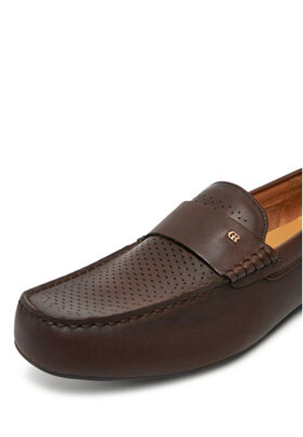 Gino Rossi Mokasyny LUIGI-02 125AM Brązowy. Kolor: brązowy. Materiał: skóra