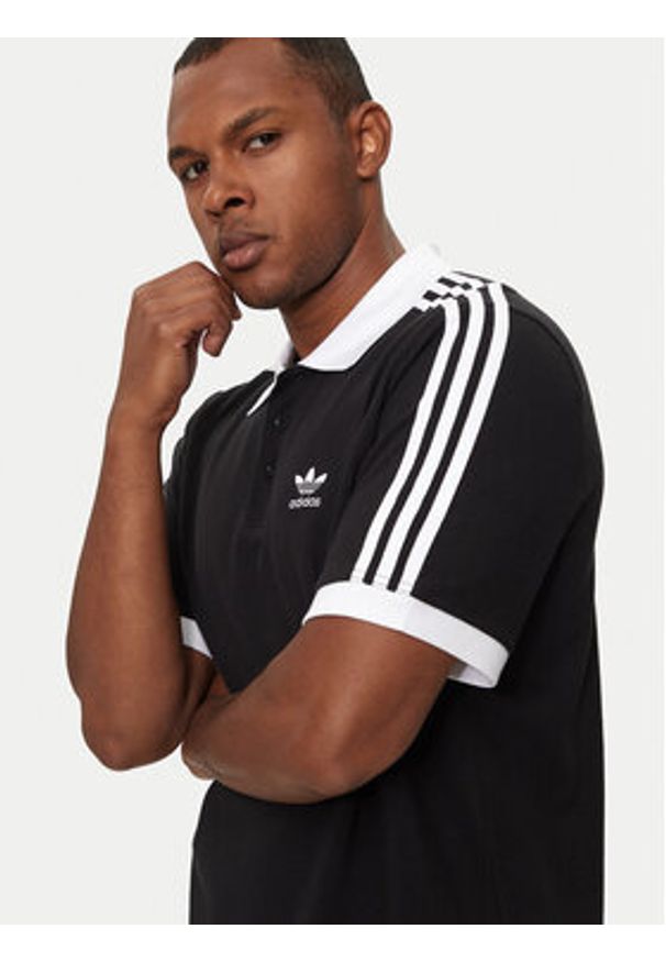 Adidas - adidas Polo adicolor Classics 3-Stripes IL2501 Czarny Regular Fit. Typ kołnierza: polo. Kolor: czarny. Materiał: bawełna