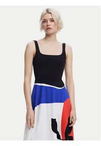 Desigual Sukienka codzienna Ondas 25SWVK41 Kolorowy Regular Fit. Okazja: na co dzień. Materiał: bawełna. Wzór: kolorowy. Typ sukienki: proste. Styl: casual #5