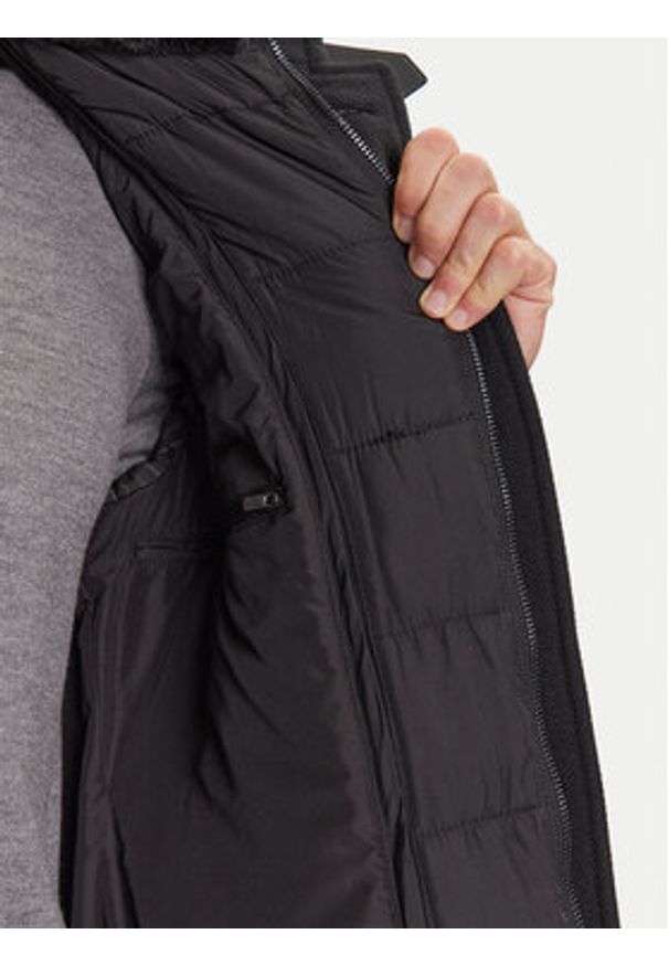 JOOP! Płaszcz wełniany 17 JC-36Mikos 30048430 Czarny Regular Fit. Kolor: czarny. Materiał: wełna