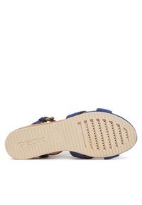 Geox Espadryle D Ischia Corda D55HHB 00020 C4028 Niebieski. Kolor: niebieski. Materiał: zamsz, skóra #4