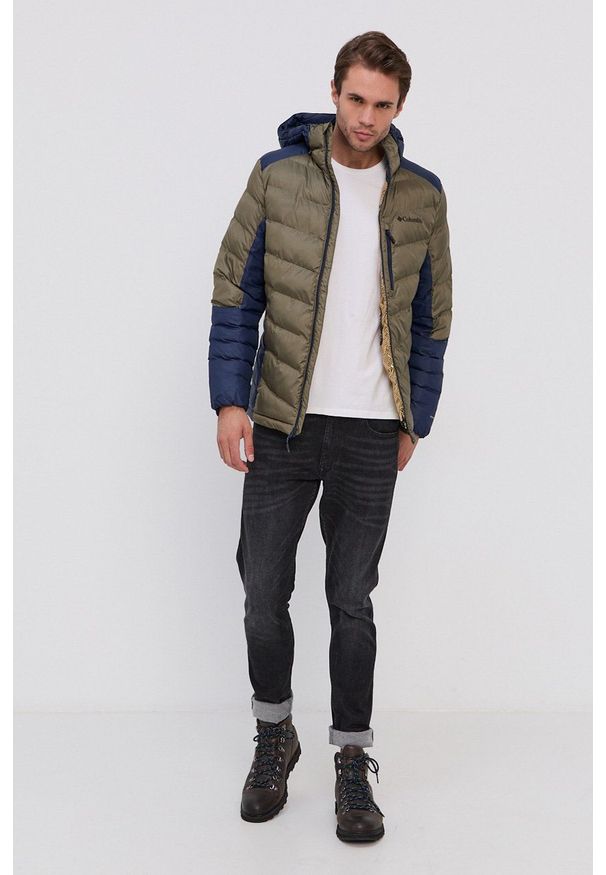 columbia - Columbia - Kurtka. Okazja: na co dzień. Kolor: zielony. Styl: casual