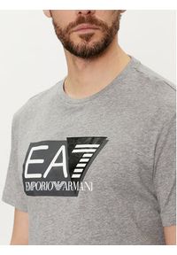 EA7 Emporio Armani T-Shirt 3DPT81 PJM9Z 3905 Szary Regular Fit. Kolor: szary. Materiał: bawełna