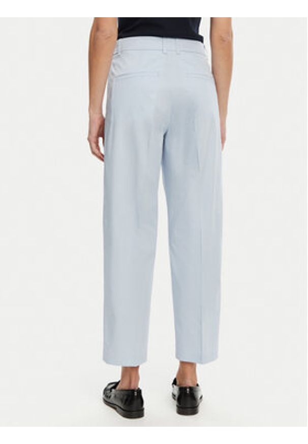 TOMMY HILFIGER - Tommy Hilfiger Chinosy WW0WW40504 Błękitny Straight Fit. Kolor: niebieski. Materiał: bawełna, lyocell