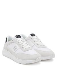 Karl Lagerfeld - KARL LAGERFELD Sneakersy KL53631 Biały. Kolor: biały. Materiał: zamsz, skóra #3
