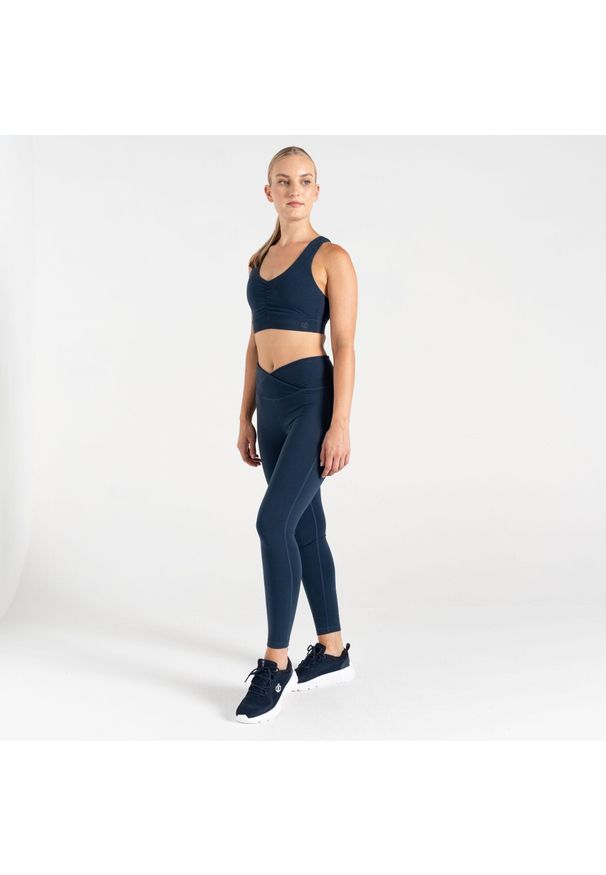 DARE 2B - Revived damskie legginsy. Kolor: niebieski. Materiał: materiał. Sport: fitness