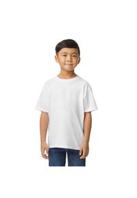 GILDAN - Koszulka Dziecięca Softstyle Midweight T-shirt. Kolor: biały