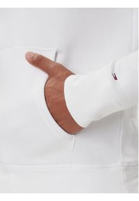 TOMMY HILFIGER - Tommy Hilfiger Bluza Logo MW0MW11599 Biały Regular Fit. Kolor: biały. Materiał: syntetyk #4