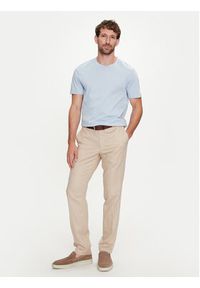 BOSS - Boss T-Shirt Tessler 150 50468395 Błękitny Slim Fit. Kolor: niebieski. Materiał: bawełna #4