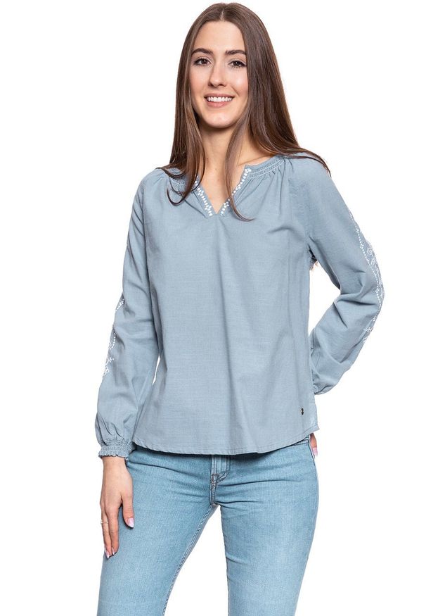Mustang - DAMSKA BLUZKA MUSTANG Edda V Embroidery 1008923 5084