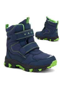 Śniegowce dziecięce KADVA Snowey Mid WP. Kolor: niebieski. Sezon: zima. Sport: turystyka piesza #1