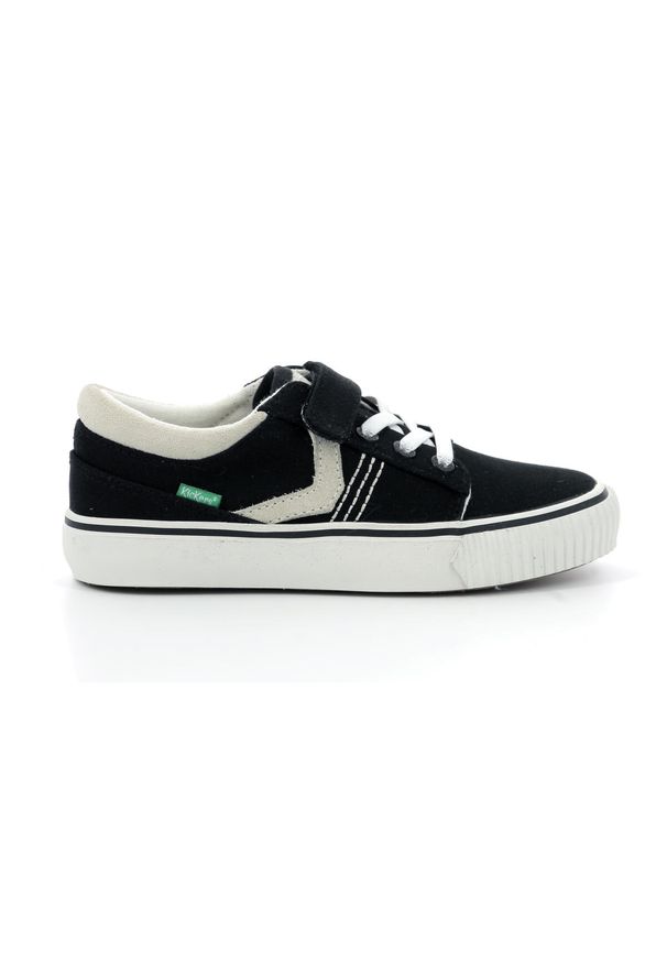 Kickers - Buty KICKERS KICKSLIDI Czarny. Kolor: czarny. Materiał: tkanina, skóra. Sport: turystyka piesza