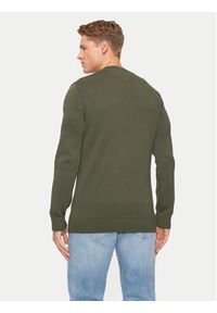 Tommy Jeans Sweter Essential DM0DM19429 Zielony Slim Fit. Kolor: zielony. Materiał: bawełna #4