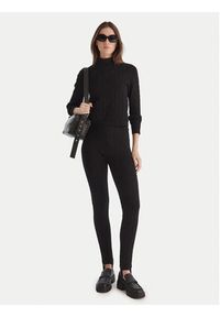 MICHAEL Michael Kors Golf MF5619YJWV Czarny Slim Fit. Typ kołnierza: golf. Kolor: czarny. Materiał: syntetyk #2