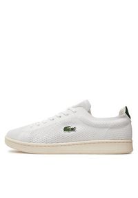 Lacoste Sneakersy 745SMA0023 Biały. Kolor: biały. Materiał: materiał, mesh