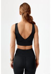 ROUGH RADICAL - Stanik top sportowy treningowy szybkoschnący Rough Radical Sports Bra Hamptons. Kolor: czarny. Sport: fitness