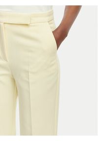Morgan Spodnie materiałowe 261-PVADO.F Żółty Regular Fit. Kolor: żółty. Materiał: syntetyk #4
