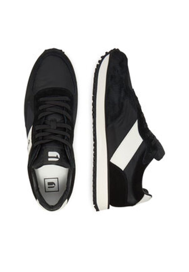 G-Star RAW - G-Star Raw Sneakersy XAVIER-01-WE Czarny. Kolor: czarny. Materiał: skóra, zamsz