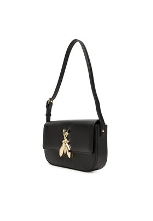 Patrizia Pepe Torebka 8B0231 L061 Czarny. Kolor: czarny. Materiał: skórzane