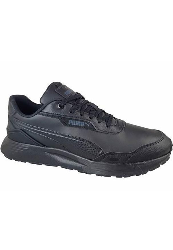 Buty do chodzenia męskie Puma Runtamed Plus L. Kolor: czarny. Materiał: materiał, syntetyk. Szerokość cholewki: normalna. Sport: turystyka piesza