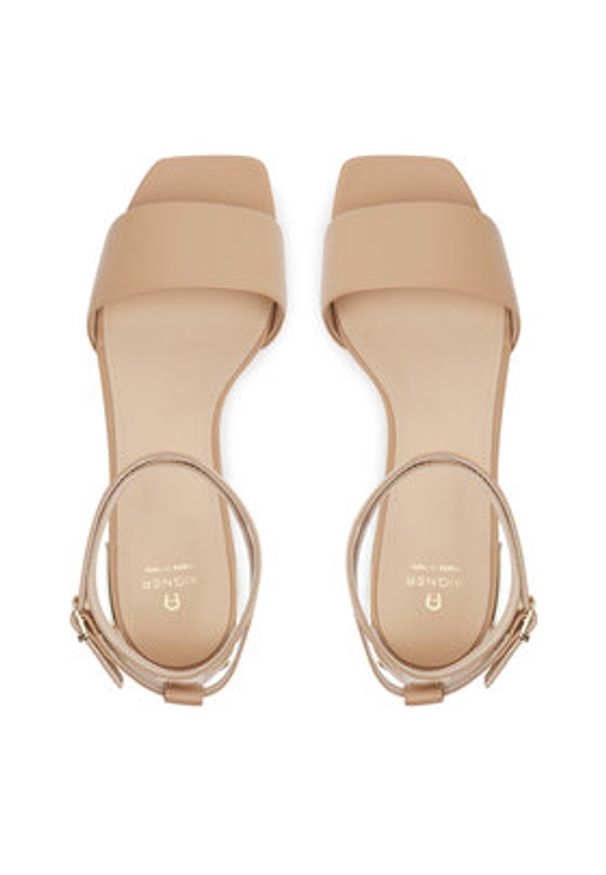 Aigner Sandały Fashion Saskia 6A 1251060 Brązowy. Kolor: brązowy. Materiał: skóra