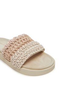 Inuikii Klapki Loose Knitted 70104-110 Beżowy. Kolor: beżowy. Materiał: materiał #5