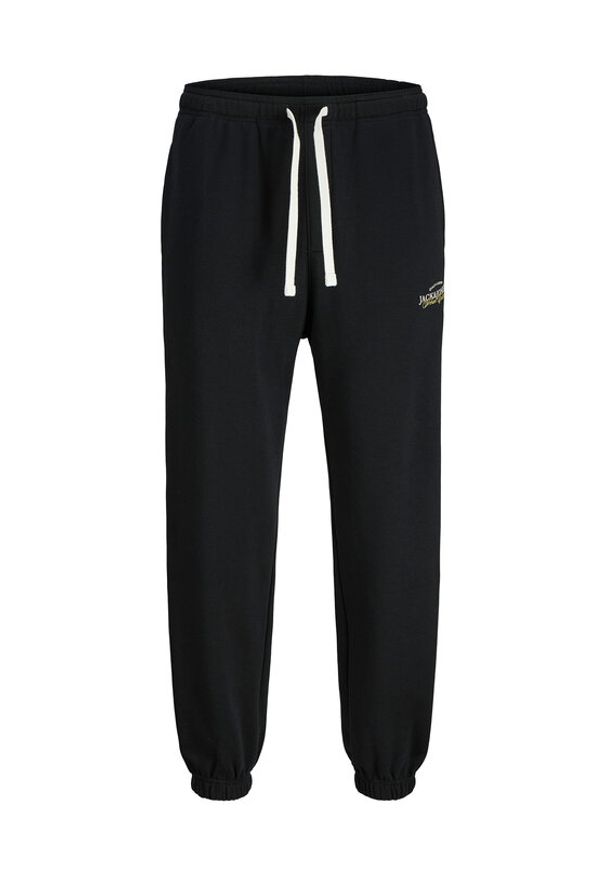 Jack & Jones - Jack&Jones Spodnie dresowe Kane Billy 12283257 Czarny Relaxed Fit. Kolor: czarny. Materiał: bawełna