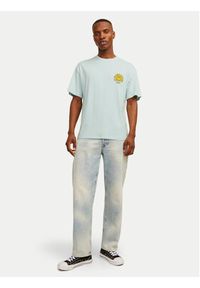 Jack & Jones - Jack&Jones T-Shirt Jorfrutti 12256926 Niebieski Wide Fit. Kolor: niebieski. Materiał: bawełna #2