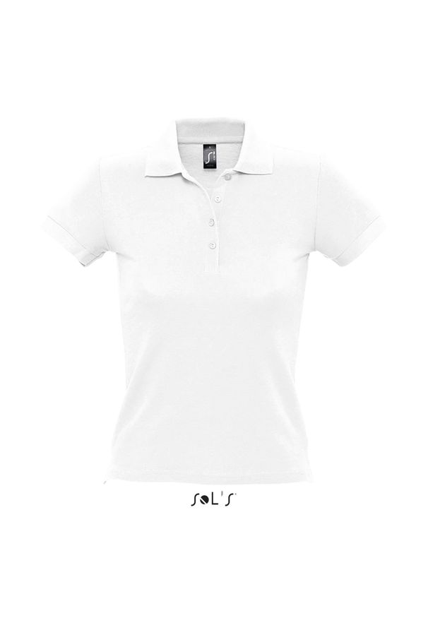 SOL'S - Polo Sol's People. Typ kołnierza: polo. Kolor: biały