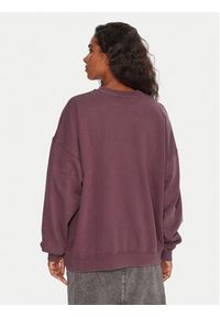 Roxy Bluza Lineup ERJFT05005 Fioletowy Oversize. Kolor: fioletowy. Materiał: bawełna #2