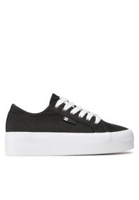 DC Shoes Tenisówki Manual Platform ADJS300280 Czarny. Kolor: czarny. Materiał: materiał. Obcas: na platformie