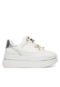 MICHAEL Michael Kors Sneakersy Hayes 43F5HYFS2L Biały. Kolor: biały. Materiał: skóra