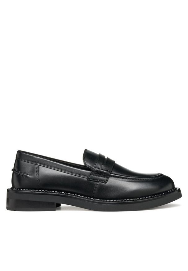 Mokasyny Geox. Kolor: czarny