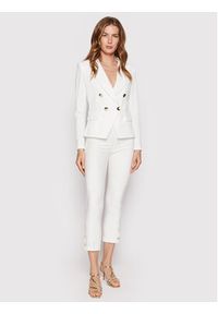 Rinascimento Spodnie materiałowe CFC0108705003 Biały Slim Fit. Kolor: biały. Materiał: materiał, syntetyk #3