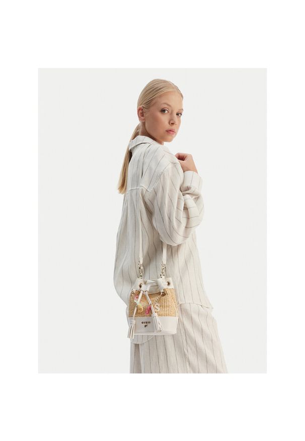 Torebka Guess. Kolor: beżowy