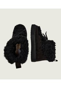 Inuikii - INUIKII TEDDY LOW Śniegowce damskie. Okazja: na co dzień. Kolor: czarny. Materiał: materiał, guma, wełna. Szerokość cholewki: normalna. Sezon: zima. Styl: elegancki, casual #2