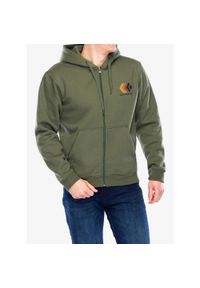 Bluza rozpinana męska Black Diamond Faded Full Zip Hoody. Kolor: zielony. Sport: turystyka piesza