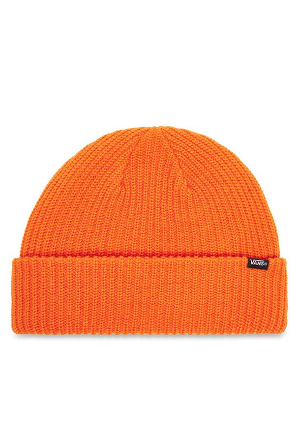 Vans Czapka Core Basic Cuff Beanie VN000QB4FLM1 Pomarańczowy. Kolor: pomarańczowy. Materiał: akryl, materiał